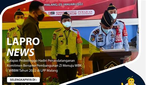 Kalapas Probolinggo Hadiri Penandatanganan Komitmen Bersama Pembangunan