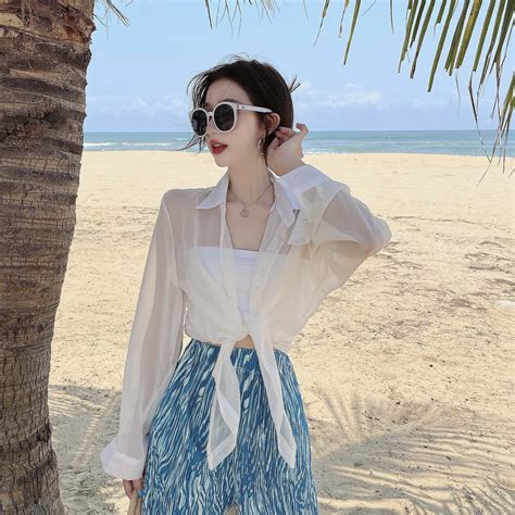 เส อสงกรานต ใหมชฟองมมมองบางสวน เสอครมกนแดดหญงฤดรอน Hot Girl Studio ThaiPick