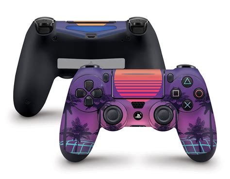 Vaporwave Outrun Retro 80s Skin For The Ps4 Controller Fits Etsy