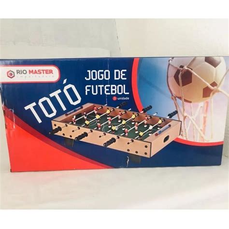 Pebolim Totó Jogo de Futebol de Mesa Grande Rio master Pebolim