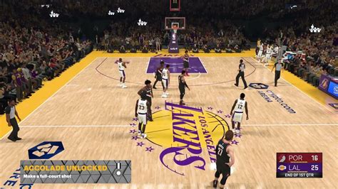 INSANE HALF COURT SHOT NBA 2K23 YouTube