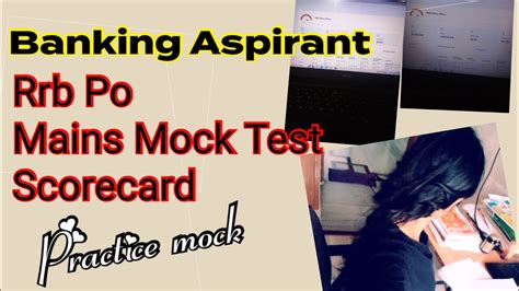 Rrb Po Mains Mock Test Scorecard Practice Mock Ibps Sbi Rrbpo