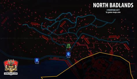 Cyberpunk Rpg Kabuki Night City Badlands City Map Dow