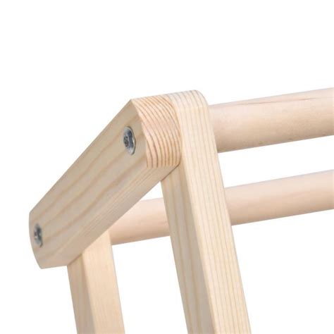 Tendoir En Bois Tendoir À Vêtements En Bois Pliable Support De Cintre