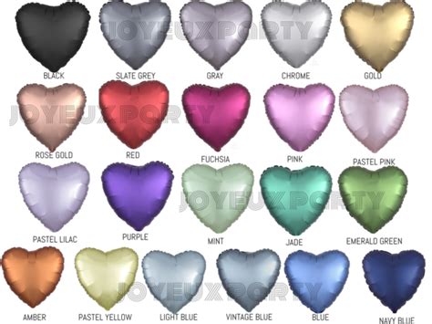 Mylar Heart Balloon Party Backdrop Balloon Arch Satin Hearts Foil