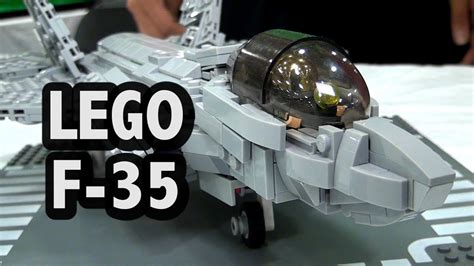 Lego F 35 Airplane Brickfair Virginia 2016 Youtube