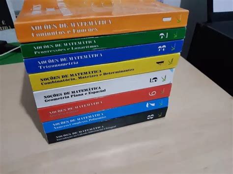 Coleção Noções De Matemática Aref Ime Ita Olimpíadas Frete Grátis