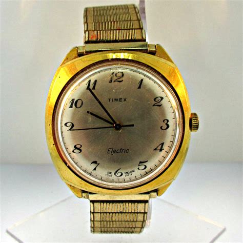 Vintage Timex Electric 10k Rolled Gold Plated Watch 3005262cb