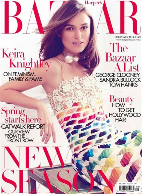 Keira Knightley HARPERS BAZAAR Magazine UK February 2015 Issue