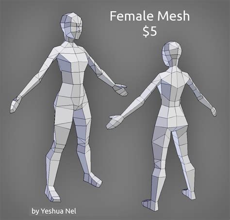 Female Reference For 3d Modeling