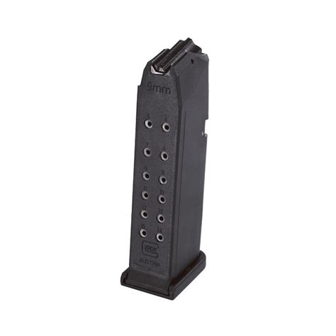 Glock 19 9mm 15rd Genuine Oem Magazine Black Centerfire Reserve