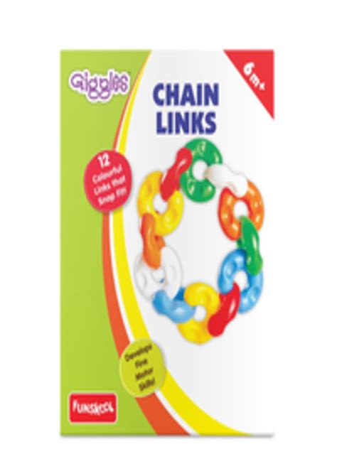 Buy Giggles Kids White & Orange Chain Links Toy - Learning And ...