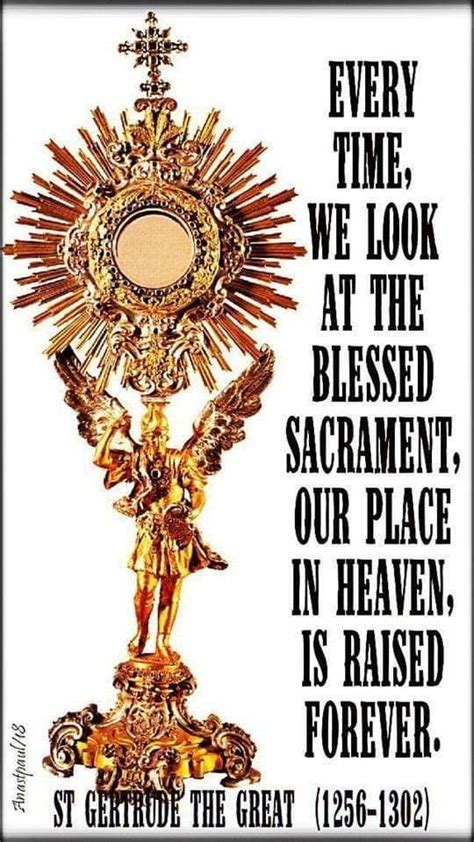 St Gertrude On Adoration Eucharistic Adoration Saint Quotes Catholic Adoration Catholic