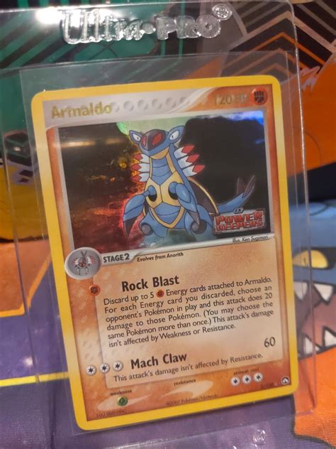 Armaldo Pokemon Ex Power Keepers Reverse Holo Rare Stamp