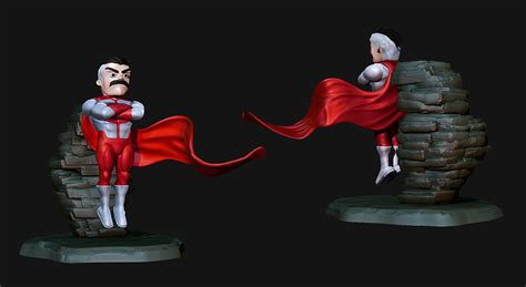 Omniman Stl Statue Of Superhero 3d Model 3d Printable Cgtrader