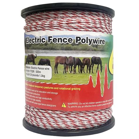 Amazon Qshohsq Fence Rope Upgraded Electric Fence Polywire