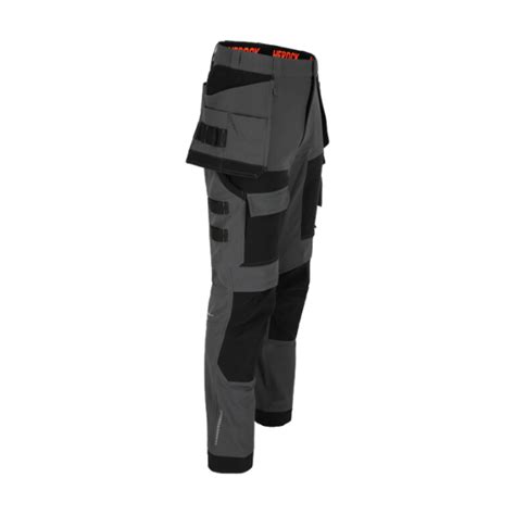 Pantalon De Travail Herock Sparo Charbon Noir Materiauxnet