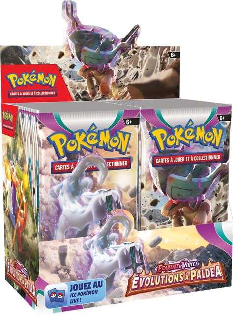 Boite De 36 Boosters Écarlate Et Violet Pokémon En Français