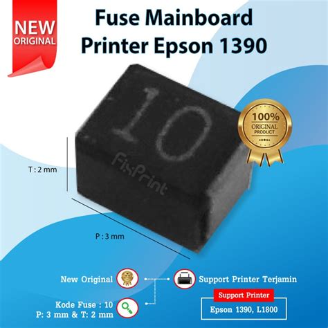 Jual Fuse Mainboard Printer Epson 1390 R1390 L1800 Original Shopee