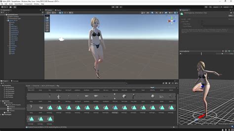 Bikini Clothes Rig Unreal FlippedNormals