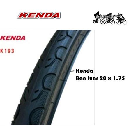 Jual Ban Luar 20 X 1 75 Kenda Kembang Halus Untuk Sepeda Lipat Dan