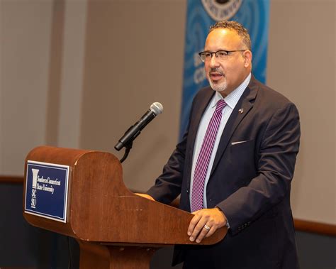 Us Secretary Of Education Miguel Cardona Speaks On Campus News At