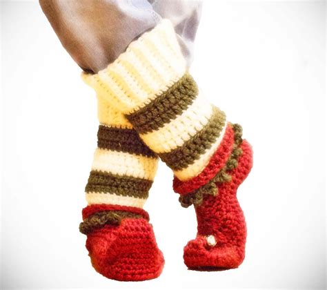 Crochet Elf Slippers