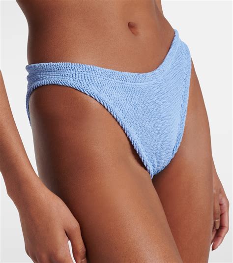 Jean Strapless Bikini In Blue Hunza G Mytheresa