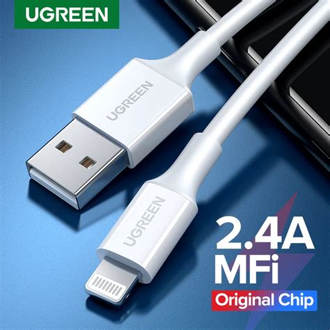 UGREEN Cable De Datos MFi USB A Lightning Para IPhone Carga R Pida 2 4