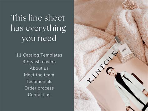 Editable Wholesale Line Sheet Template Wholesale Catalog And Price List
