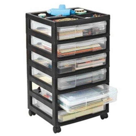 Iris Scrapbooking Cart To Hold Workstation Materials Easy Storage And