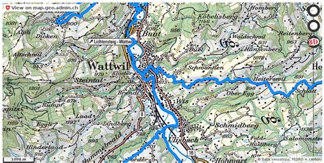 Wattwil SG Velowege Fahrrad Velotour Mobil Routenplaner Ift Tt