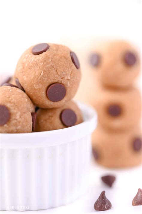 Healthy Cookie Dough Bites With Oats