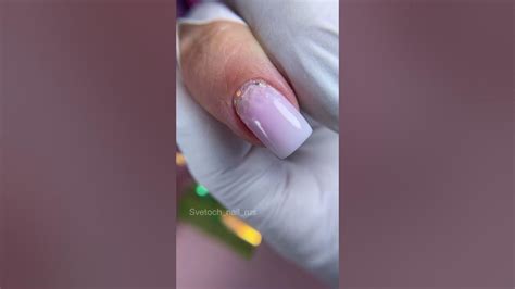 ЕСЛИ ОТСЛОЙКИ У КУТИКУЛЫ 😱ЧТО ДЕЛАТЬ? БЕБИ БУМЕР - ДИЗАЙН НОГТЕЙ # ...