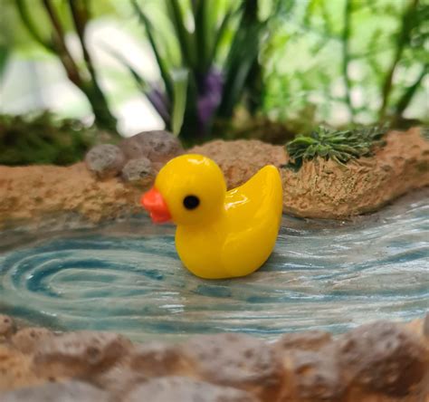 Mix Coloured Plastic Ducks - Fairy Gardens UK