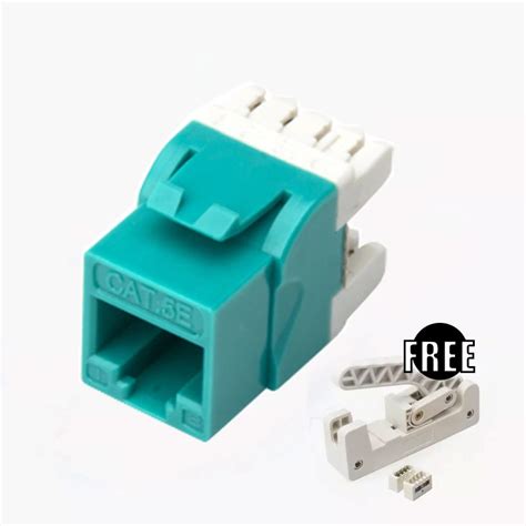 Networking Cat 6 Unshielded Modular Utp Punch Down 180 Degree Rj45 8p8c