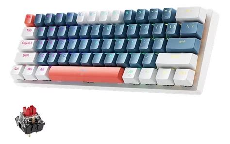 Teclado Mecânico Machenike K500 b61 Fio Switch Red Rgb Frete grátis