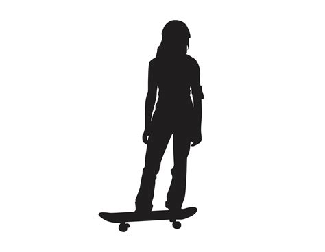 Free Silhouette Of A Skateboarder Player Skateboard 22386480 Png With