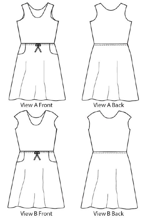 Blank Slate Catalina Dress Downloadable Pattern