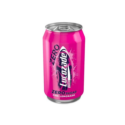 Lucozade Zero Pink Lemonade Sparkling Energy Drink Powered By Glucose