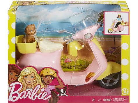 Barbie Scooter Con Cucciolo Mattel Frp Juguetilandia