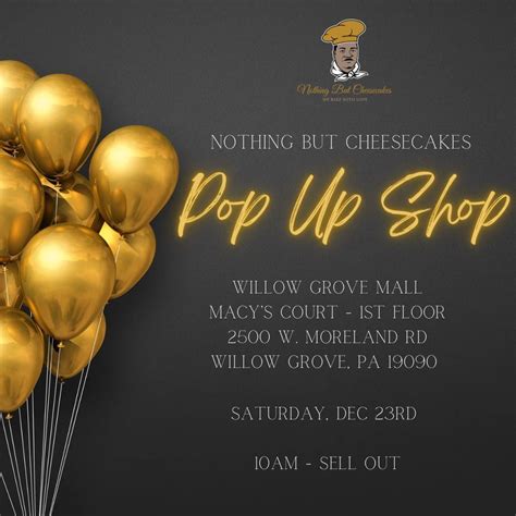 Pop Up Shop Willow Grove Mall Willow Grove Park Mall 2500