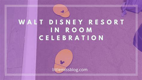 Disney In Room Celebration