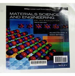 Materials Science And Engineering An Introduction