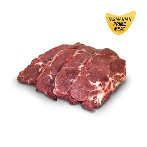 Tasmanian Grass Fed Beef Neck Slice Per Kg Tasmanian Prime Meat