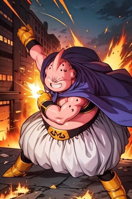 Ai Art Lora Model Majin Buu Fat Buu Dragon Ball Z Anime Character