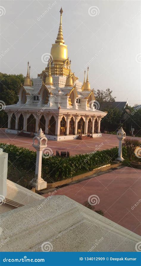 Buddha temple stock image. Image of temple, kushinagar - 134012909