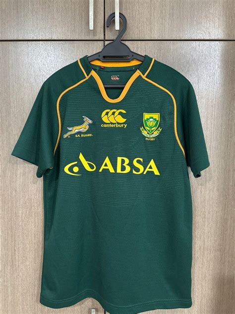 South Africa Rugby Jersey, Men's Fashion, Activewear on Carousell