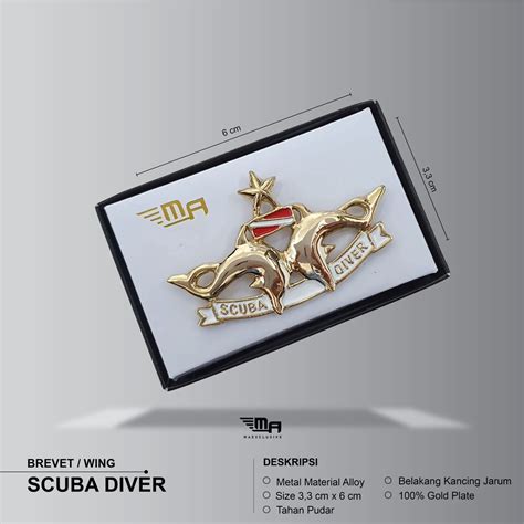 Jual WING SCUBA DIVER PDH BRIVET BREVET PIN SCUBA DIVER Shopee Indonesia