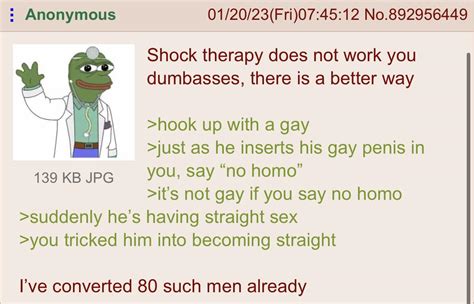 Anon Cures Gay R Greentext Greentext Stories Know Your Meme